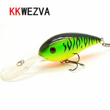 KKWEZVA 15 г 10,5 см Большой соблазн прикормы Минноу Crank Bait Crankbait Бас снасти высоких частот крюк приманки воблеры рыболовные 2024 - купить недорого