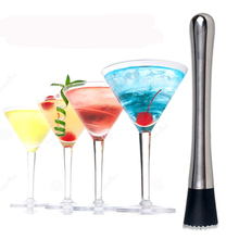 50 pcs Fashion Hot Cocktail Muddler Stainless Steel Bar Mixer Barware Mojito Cocktail DIY Drink 2024 - buy cheap