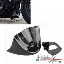 Vivid Black ABS Plastic Motorcycle Front Chin Spoiler Air Dam Fairing  Custom for Harley Dyna FXDB FXDF FXDL FXDWG '06-later 2024 - buy cheap