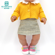 Roupas de boneca para boneca baby born de 43cm, boneca americana fashion de três peças, traje de bebê 2024 - compre barato