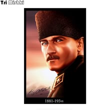 Tri Mishki WCS328 10.4x16cm Turkey Mustafa Kemal Ataturk 1881-1938 funny car stickers auto automobile decals oto aksesuar 2024 - buy cheap