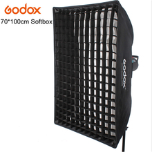 Godox-difusor de Soft Box reflectiva para fotografía con Flash estroboscópico para estudio de fotografía, caja suave con rejilla, 70cm x 100cm 2024 - compra barato