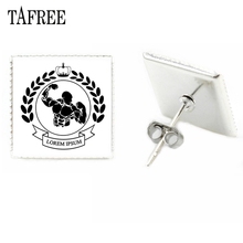 TAFREE New arrival unisex square stud earrings for women men    stud earrings fashion jewlery FQ485 2024 - buy cheap