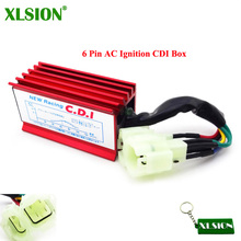 XLSION Racing 6 Pin AC Ignition CDI Box For GY6 50cc 90cc 110cc 125cc 150cc Engine Chinese Moped ATV Scooter Quad Buggy 2024 - buy cheap