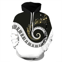 Whirling Piano 3D Hoodies Women Hoody Men Sweatshirt Hooded Jumper Coats Tracksuits Unisex Pullovers Sweatshirts Hoodie XXXL 2024 - buy cheap