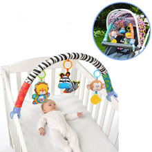 Baby Toys Crib Stroller Toy Cute Newborn Hanging Baby Rattle Ring Bell Soft Bed Pram Music Toy Bed Stroller Car Hanging Dolls 2024 - buy cheap