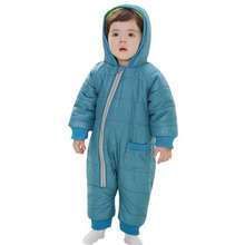 Ropa de abrigo de invierno para bebés y niños, peleles de chaqueta acolchada gruesa de algodón con Clip, Parkas adecuadas para bebés de 12 a 36 meses 2024 - compra barato