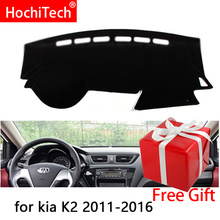 For kia K2 2011 2012 2013 2014 2015 2016 Right and Left Hand Drive Car Dashboard Covers Mat Shade Cushion Pad Carpets Accessorie 2024 - buy cheap