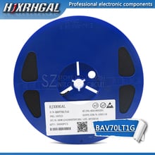 Carretel/transistor hjxrhgalão, 1 bobina, 3000 peças, bá70, 0.2a, 70v, sot-23, marcação: a4, smd, sob 23, bá70lt1g, novo e original 2024 - compre barato