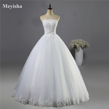 ZJ9061 de fondo blanco marfil vestido de boda vestidos 2019 para vestido de novia Vintage plus Tamaño del cliente hecho 2024 - compra barato