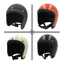 Мотоциклетный шлем Vcoros, винтажный мотоциклетный шлем с открытым лицом в стиле ретро 2024 - купить недорого