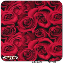 iTAATOP Free Shipping 50cm Width *10m TSY052 Rose Flower Pattern Water Transfer Printing Hydro Graphics Film 2024 - buy cheap