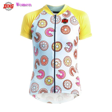 Classic women's cycling jersey Short sleeve yellow cycling clothing MTB Racing team clothes Ropa ciclismo customized shirt 2024 - buy cheap
