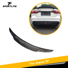 Задний спойлер для багажника из углеродного волокна для Jaguar XF XFL Standard 2016 - 2019 не для Sportbrake Boot Lip Wing 2024 - купить недорого