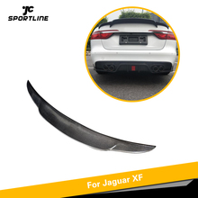 Carbon Fiber Rear Trunk Spoiler for Jaguar XF XFL Standard 2016 - 2019 Not for Sportbrake Boot Lip Wing 2024 - buy cheap