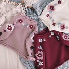 Baby Sweater Newborn Girls Sweaters Cardigans 2021 Autumn Causal Toddler Long Sleeves Knitwear Jackets Winter Children Knit Tops 2024 - buy cheap