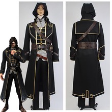 Dishonored Corvo Attano Cosplay Costumes For Adult Men Halloween Costume Full Set Custom Made 2024 - buy cheap