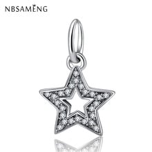 Authentic 925 Sterling Silver Bead Charm Symbol of Aspiration Star  Pendant Beads Fit  Bracelets & Bangle DIY Jewelry 2024 - buy cheap