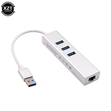 2019 new Gigabit Ethernet RJ45 Lan Network Card With 3 Ports USB 3.0 HUB USB Splitter USB to Ethernet Adapter For PC Laptop 2024 - buy cheap