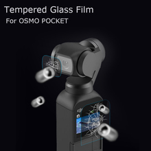 1/2/3 Sets DJI Pocket 2 Tempered Glass Screen Protector Film+TPU Lens Film for OSMO Pocket Handheld Gimbal Accessories 2024 - buy cheap