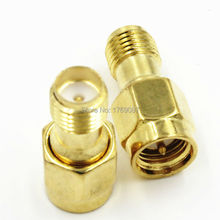 100PCS SMA Female Jack to SMA Male Plug RF Coaxial Adapter Connector 2024 - buy cheap