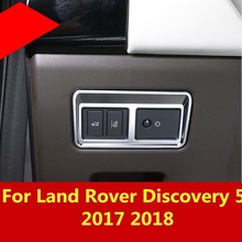 Etiqueta do porta-malas elétrica, botão interruptor, botão decorativo, quadro, guarnição para land rover discovery 5 2017 2018 2024 - compre barato