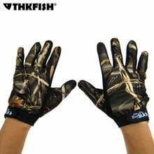 Thkfish-guantes de pesca antideslizantes para deportes al aire libre, 21cm x 9cm, 5 dedos completos, camuflaje, pesca, caza 2024 - compra barato