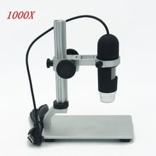 Portable 1000X Digital USB Microscope 8 LED Electronic HD Magnifier Image CMOS Sensor Loupes Endoscope Camera Al-alloy Stent 2024 - buy cheap