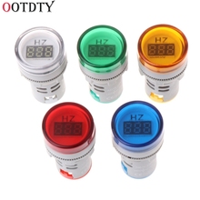 OOTDTY 22mm Hertz AC Frequency Meter LED Digital Display Indicator Signal Lamp Lights 2024 - buy cheap