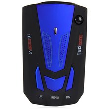 Auto 360 Degrees 16 Band V7 Car Anti Radar Detector LED Display Vehicle Speed Voice Alert Warning Laser Detector Blue & Red 2024 - buy cheap