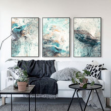 Carteles e impresiones de arte abstracto moderno para pared, pintura en lienzo, imágenes de líneas desgastadas para sala de estar, decoración nórdica para el hogar sin marco 2024 - compra barato