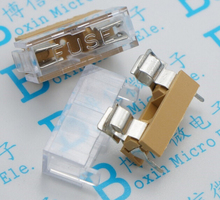 20pcs 5*20mm glass fuse holder transparent holder with transparent cover fuse blocks 5X20mm insurance header 2024 - buy cheap