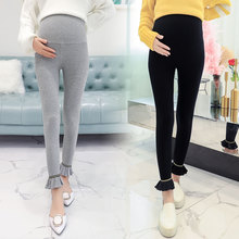 Одежда для беременных хорошего качества; сезон весна-осень; хлопковые брюки для беременных; Леггинсы для беременных женщин; брюки для беременных; XXL 2024 - купить недорого