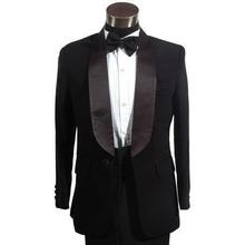 Men Slim Black Tuxedo Suits Wedding Dresses Clothing Set Male Singer Magician Costume Performance Stage Wear formal dress 2024 - buy cheap