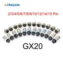 100set GX20 Aviation Connector Male Plug Female Socket Circular Connector 4 Pin Wire Panel Connector 2024 - buy cheap