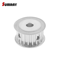 SUMRAY 5M 20T Timing Belt Pulley 5/6/6.35/8/19/20mm Bore Tooth Belt Pulley 16mm Width Aluminium Pulley Wheel for 3D Printer 2024 - buy cheap