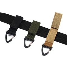 Tactical Backpack Triangle Carabiner Outdoor Tools Nylon Key Hook Webbing Buckle Hanging System Molle Waist Belt Buckle 2024 - buy cheap