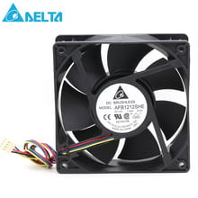 for delta AFB1212SHE 12038 12cm 1.6A 12v 4wire PWM cooling fan 120*120*38mm 151.85CFM 3700RPM 53dB-A 2024 - buy cheap