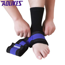 2Pcs Adjustable Elastic Ankle Sleeve Foot Injury Sprain Retainer Protector Ankle Support Brace Guard For Fitness Gym Football 2024 - buy cheap