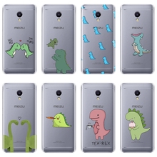 Funda trasera de dinosaurios Kawaii para Meizu M6 S M6 T M6 C M5 S M3 M3S M2, funda de silicona suave para Meizu M5 M5 M3 M2, caja trasera del teléfono 2024 - compra barato