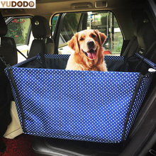 Capa de transporte para pets, cesta de transporte para carro, portátil, dobrável, à prova d'água, banco traseiro, carregar cachorro 2024 - compre barato