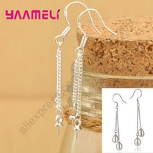 Handle Free Shipping 100PCS Lot 925 Silver Jewelry Findings Double ROLO Chain 925 Sterling Silver Earring Hooks Earwire 2024 - buy cheap