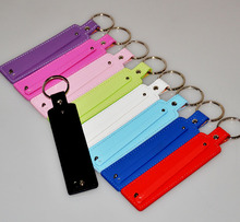 Free Shipping, 30PCS (8+30)Width*130mm Length PU Leather Key Rings/Key Chains Fit 8mm Slide Charms, 8mm Slide Letters 2024 - buy cheap