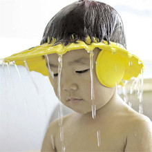 Safe Shampoo Shower Bathing Bath Protect Soft Cap Hat For Baby Wash Hair Shield Bebes Children Bathing Shower Cap Hat Kids 2024 - купить недорого