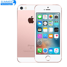 Отпечатков пальцев Apple iPhone SE мобильный телефон оригинальный разблокированный смартфон A9 iOS 9 двухъядерный 4 аппарат не привязан к оператору сотовой связи 2 Гб Оперативная память 16 GB/64GB Встроенная память 4,0'' 2024 - купить недорого