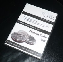 Dream Coin Set (DVD + Gimmick) Coin Routine Magic Tricks Appearing Coin Magia Close Up Illusion Props Funny 2024 - buy cheap