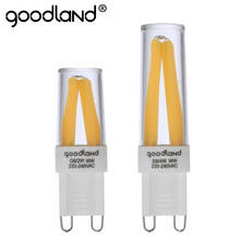 Goodland G9 LED Lamp Dimmable 220V 240V 2W 4W Filament COB Chandelier Replace Halogen Light G9 LED Bulb 2024 - buy cheap