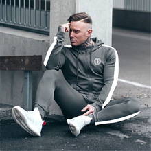 Hooded Sport Jacket Men GYM Solid Running Jogging Jacket Training Fitness Outdoor Soccer Gym Hoody Sweatshirts Bodybuilding 2024 - buy cheap