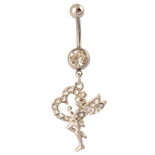 5pcs/lotWholesale Fairy Navel Belly Ring Belly Button Ring Body Piercing Jewelry 2024 - buy cheap