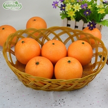 Naranja artificial para sunkist orange, fruta falsa, juego de cocina para el hogar, modelo de armario, accesorios de decoración 2024 - compra barato